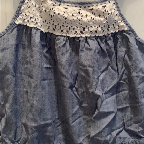 Girls denim romper - Picture 2 of 4